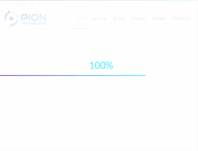 Tablet Screenshot of pion-technology.com